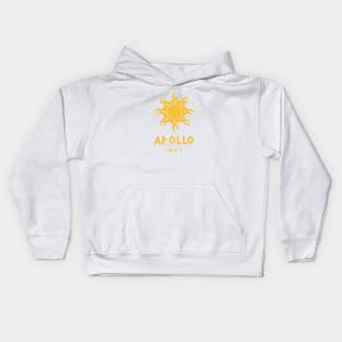 Apollo symbol cabin 7 Kids Hoodie